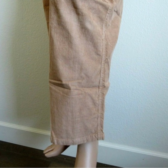 AMERICAN EAGLE Jeans Women Corduroy Vintage Wide Leg Crop Capri Size 24 NWT - Picture 4 of 4
